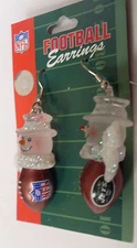 NFL New York Jets Women's Snowman Earrings by Team ProMark