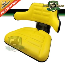 Yellow Tractor Suspension Seat Fits John Deere 1020, 1530, 2020, 2030, 2040 2240