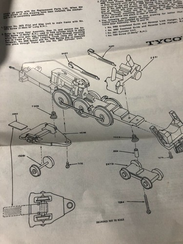 Locomotive metal kit TYCO KIT PACIFIC loco - Imagen 6 de 7