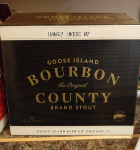 Goose Island Bourbon County Stout 2017 Empty Case Ebay