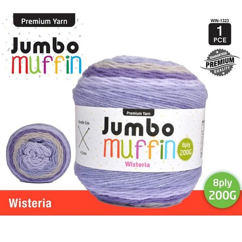 Yarn Jumbo Muffin Premium Knitting Colour Colourful 8ply 200g Crotchet Acrylic - Picture 52 of 53
