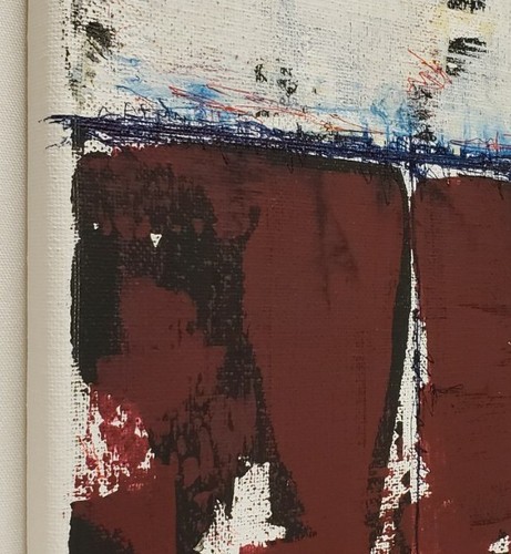 No.604 Original Abstract Modern Minimal Textured Painting By K.A.Davis - Picture 6 of 12