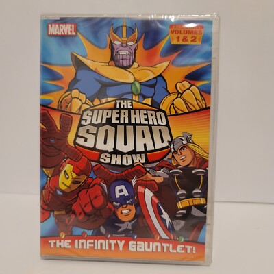 MARVEL THE SUPERHERO SQUAD SHOW - Vol. 1 & 2 - The Infinity Gauntlet! DVD NEW