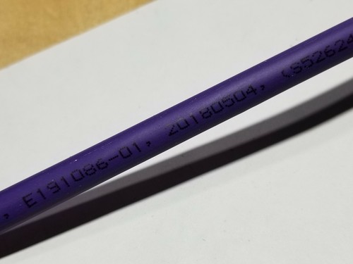 Siemon 9A6P4-A5-08 23/4P Cat6A Shielded Network Cable F/UTP 10G CMP Violet /50ft - Picture 7 of 12