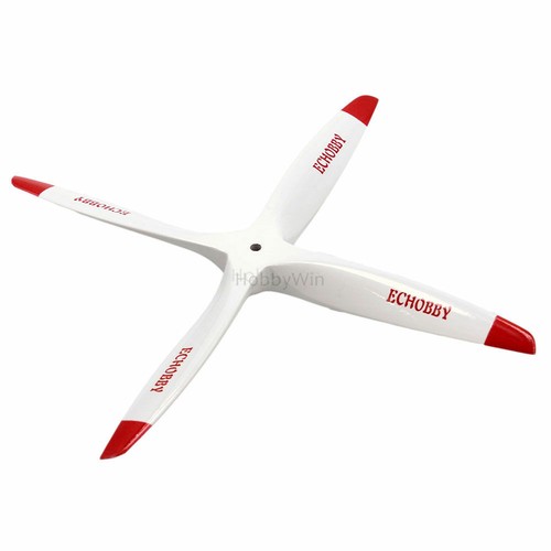 12x9 4 Blades Engine Power Wooden Propeller White for Nitro Gas RC Aircraft - Picture 5 of 6