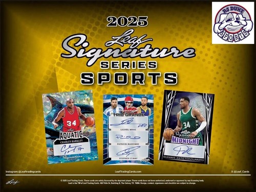 Toby Fournier 2025 Leaf Signature Series Mult-Sport Case 10Box Break