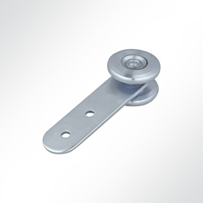 Leichtlaufrolle mit Stahlachse für Aluminium Gardinenschienen