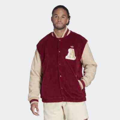 adidas Originals Men's Varsity Fleece Track Jacket HY6037 | eBay