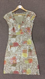 colourful animal print dress