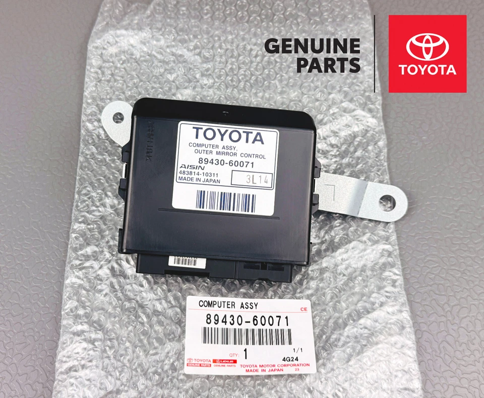 89430-60071 TOYOTA LAND CRUISER LEXUS LX570 CONTROL DE ESPEJO EXTERIOR DE COMPUTADORA OEM Foto 2 de 4