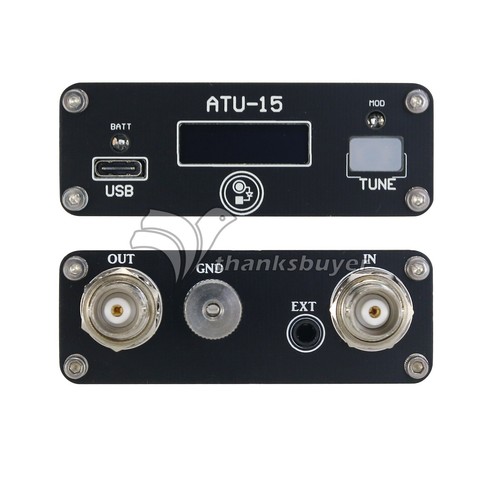ATU-15 Shortwave Automatic Antenna Tuner HF Antenna Tuner w/ Battery for Radio - Zdjęcie 3 z 6