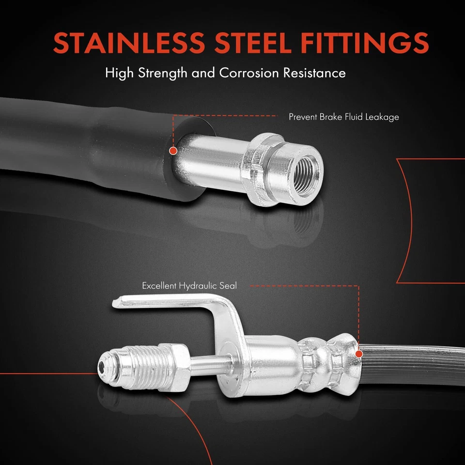 A-Premium 2x Manguera hidráulica de freno frontal para Ford Transit-150 250 350 15-21 Foto 4 de 4