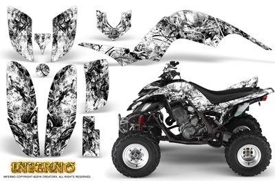 YAMAHA RAPTOR 660 GRAPHICS KIT CREATORX DECALS STICKERS FBW