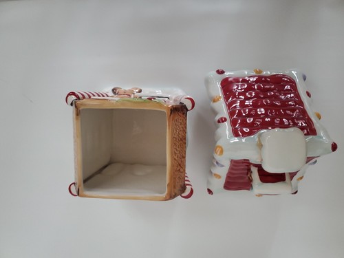 Gingerbread House Cooke Jar Sleighbell Bistro. - 第 7/9 張圖片