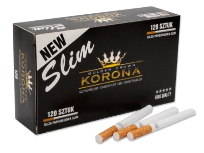 where to buy crown cigarettes GOLDEN CROWN KORONA Cigarette Filter Tubes SLIM 2x120+1x FILLING MACHINE