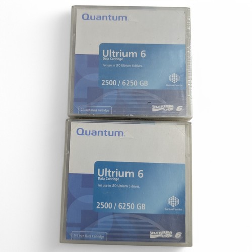 QUANTUM MR-L6MQN-01 LTO ULTRIUM 6 BACKUP TAPE CARTRIDGE 2 Pcs
