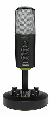 Mackie EM-Chromium USB-C Kondensator Mikrofon Musik Podcast Live-Stream Software
