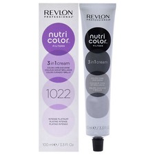 Revlon Nutri Color Cream - 1022 Intense Platinum for Unisex - 3.3 oz Hair Color