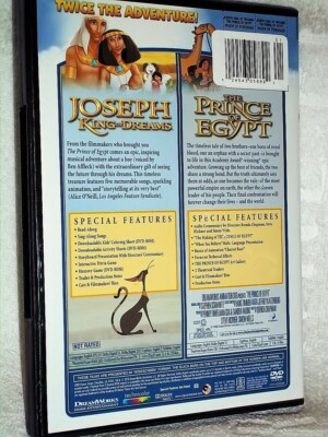 Joseph King Of Dreams/ The Prince Of Egypt (DVD, 2010, 2-Disc