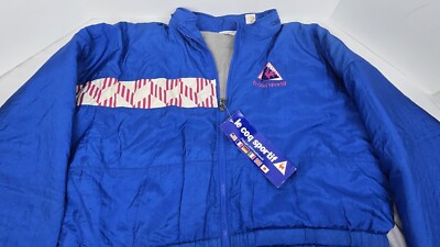 VINTAGE Le Coq Sportif Lined Ski Winter Full Zip Jacket Men's