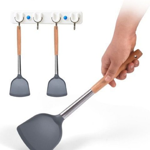 Flexible Silicone Spatula Egg Turner Pancake Flipper Heat Resistant Spatula Turn - Picture 3 of 12