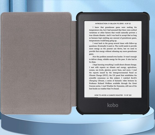 For Kobo Clara Colour /Clara BW 6" Tablet Magnetic Leather Smart Case Flip Cover - Picture 3 of 36