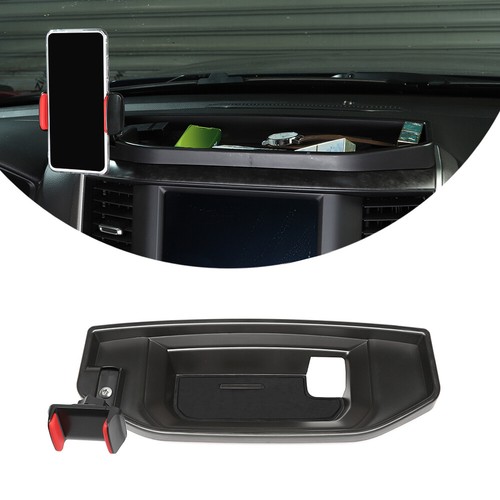 Center Console Phone Bracket Mount Holder w/Storage Box Tray For 2018+ Dodge RAM - Imagen 2 de 11