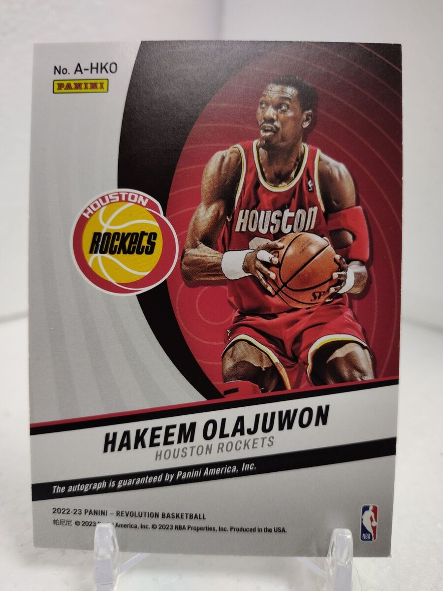 HAKEEM OLAJUWON AUTO 2022 23 Panini Revolution Basketball HAKEEM OLAJUWON AUTO 2022 23 Panini Revolution Basketball