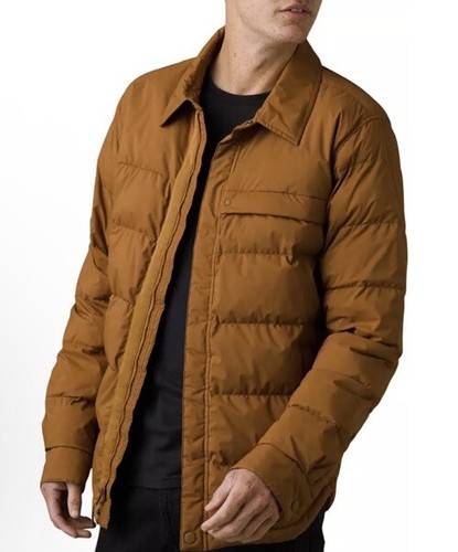 Prana Pinchot Shirt Jacket New With Tags Down Puffer Jacket Size XL NWT - Picture 2 of 4