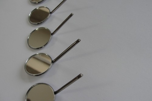 24 dental mirrors no. 4 rhodium coated - Picture 5 of 13