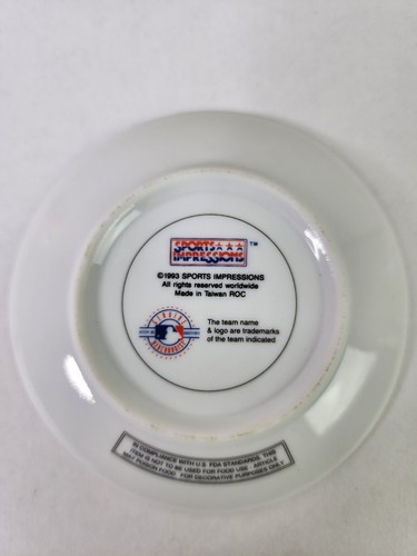 Vintage Sports Impressions Colorado Rockies Collector Plate Home Plates 4” 1993 - Picture 8 of 9