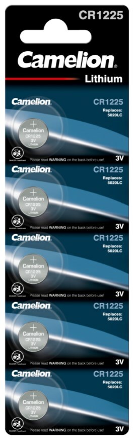 Thumbnail - 5x Cr1225 Lithium Knopfzelle 3v Camelion 5er Blister 5020lc E-cr1225