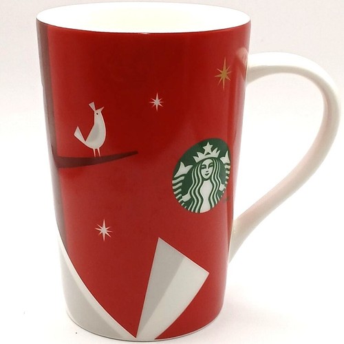 Taza/taza de café Starbucks Holiday Christmas 2012 color: rojo y blanco - Imagen 3 de 7