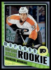 2012-13 O-Pee-Chee RAINBOW FOIL  Brandon Manning Rookie Philadelphia Flyers #586