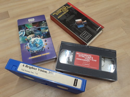 Hughes Space & Communications Group Boeing Satellite Systems BSS VHS TAPES VIDEO