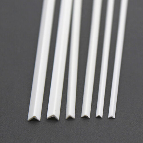 ABS Styrene Plastic Tube Strip Round Square U/L/H Type Bar Rod Length 250mm DIY - Picture 10 of 11