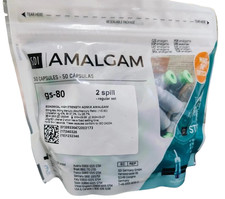 SDI Amalgam Capsules GS-80 Pack of 50 Cap Spill 2 Regular Set Free Shipping.
