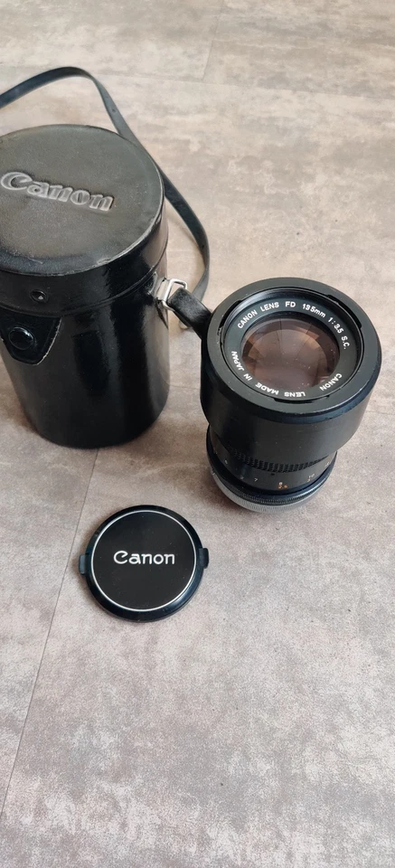objectif canon FD 135 mm, f 3,5 monture FD - Photo 1/1