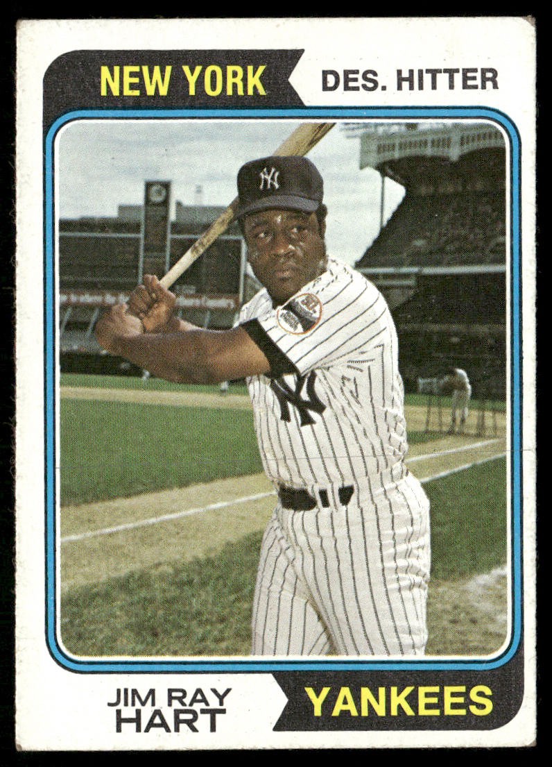 Jim Ray Hart 1974 Topps #159 New York Yankees VG