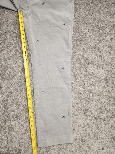 NWT Brooks Brothers Mens 36x32 Corduroy Pants Clark Fit Skiers Embroidered - Picture 3 of 6