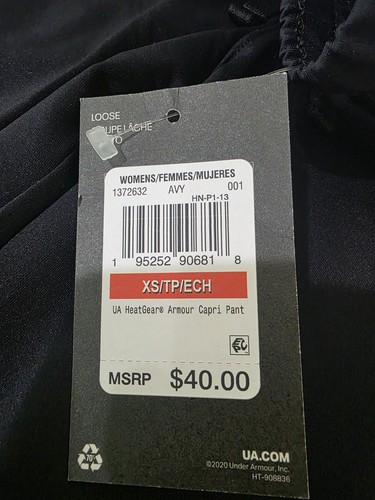 $40 Under Armour Womens Heatgear Capri Pants - Picture 7 of 7