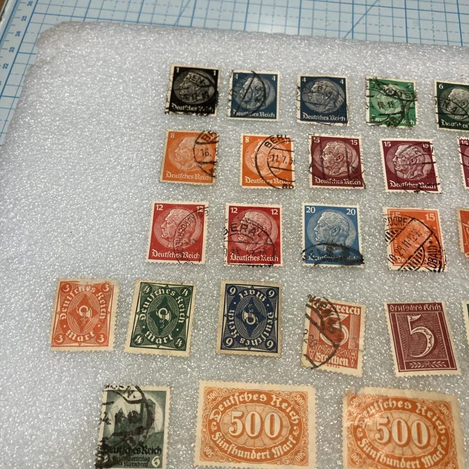 50 USED WWII 3rd Reich/Deutsches Reich Stamps Set, 1933-1945. $1 Ships. A DEAL! - Image 2 of 4
