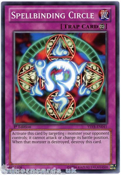 YSYR-EN041 Spellbinding Circle 1st Edition Mint YuGiOh Card