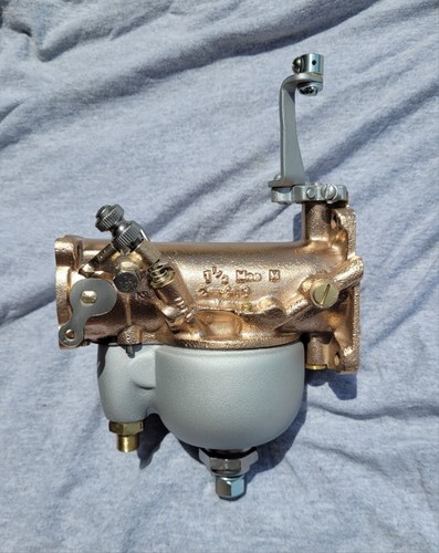 Harley Linkert M74B Carburetor REBUILT Panhead Knucklehead - Picture 2 of 9