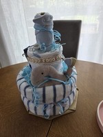 Windeltorte Junge Geschenk Zur Geburt Babyparty Taufe