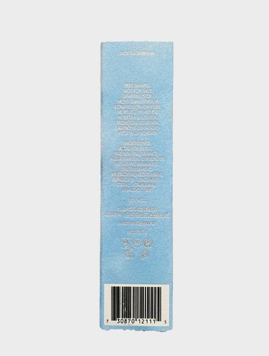 Dolce & Gabbana hellblau 7,4 ml 0,25 flüssige Unzen EDT Reisespray Damen *NEU* - Bild 2 von 3