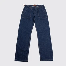 The Quartermaster Jeans Fatigue Trouser OG-107 Pant Selvedge Denim Made in Italy