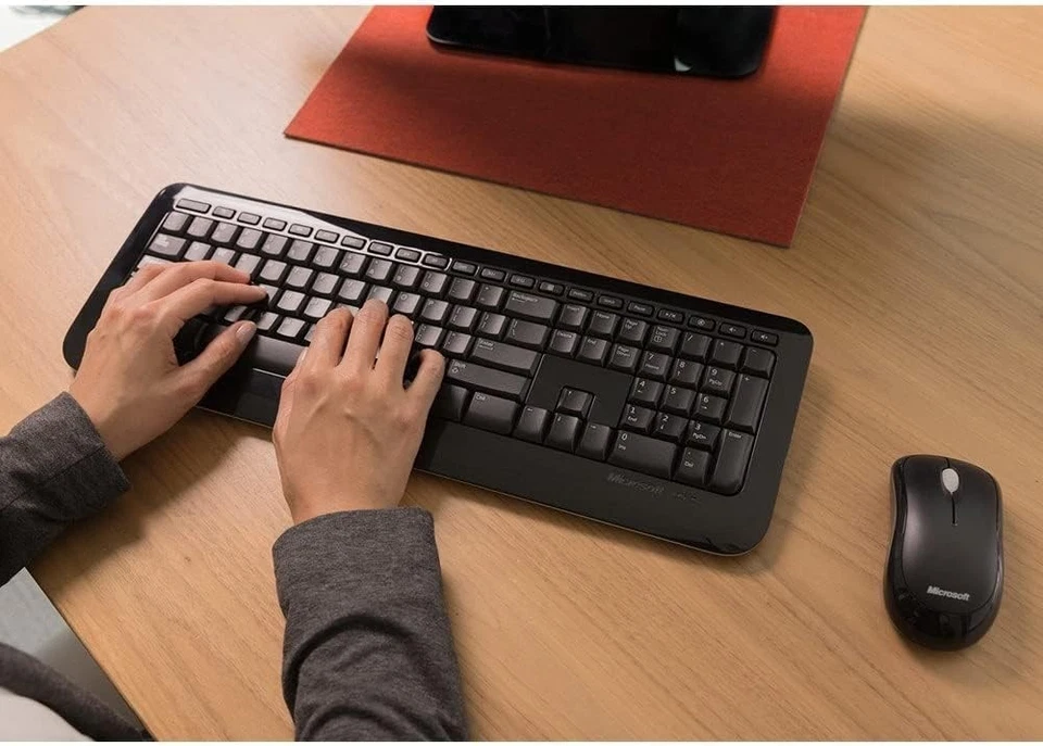 Microsoft Wireless Desktop 850 Keyboard and Mouse Set- USB - QWERTY - Black - Image 3 of 4