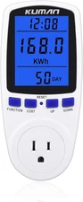 Upgraded Watt Meter, Home Electricity Usage Monitor, Plug-In Socket Power Meter,