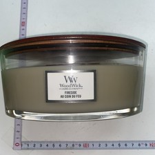 WoodWick Ellipse Candle Fireside - Grey